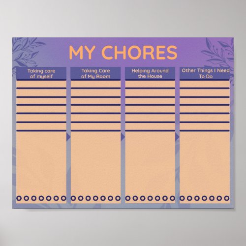 my chore chart