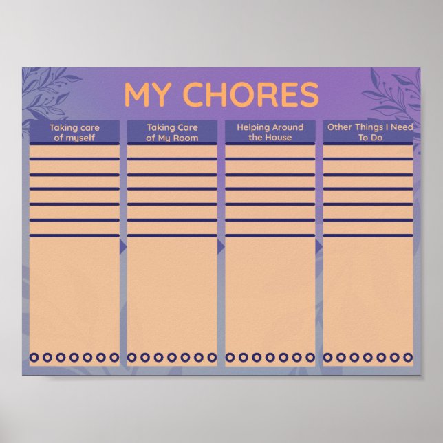 my chore chart (Front)
