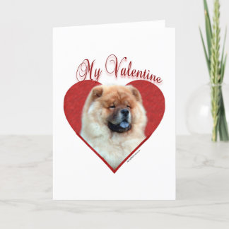My Chow Chow Valentine Holiday Card