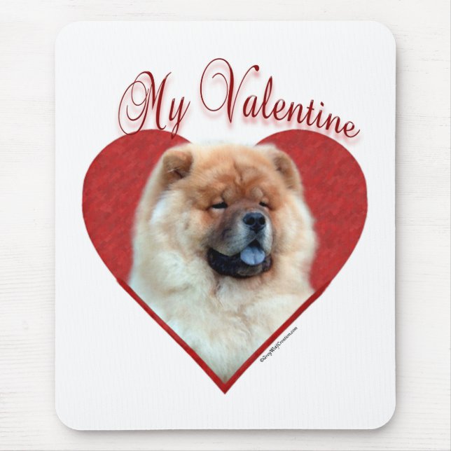 My Chow Chow Valentine Mouse Pad (Front)