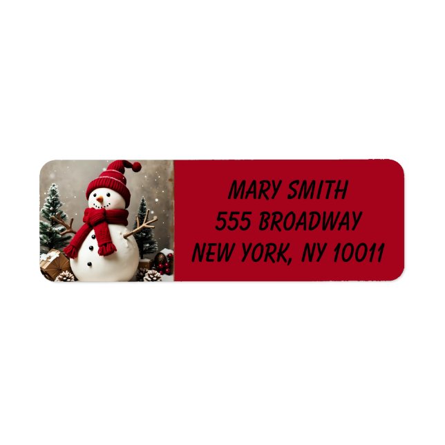 My Christmas  Label (Front)