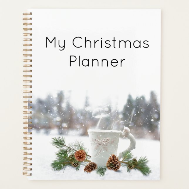 My Christmas Planner Snow Day Modern Organizer (Front)