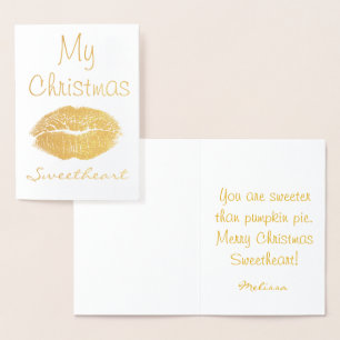 My Christmas Sweetheart Foil Card