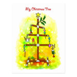My Christmas tree postcard