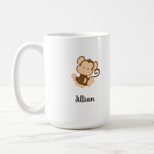 My Circus My Monkey with Custom Name Coffee Mug