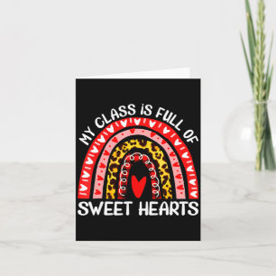 My Cl Is Full Of Sweet Hearts Teacher Valentine _1 Card