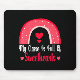 My Cl Is Full Of Sweethearts Rainbow Teacher Va Mouse Pad