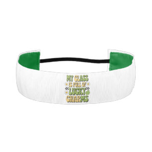 My Class Is Full Of Lucky Charms Patricks Teacher Athletic Headband