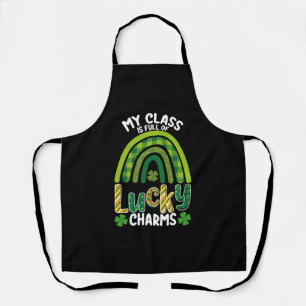 My Class Is Full Of Lucky Charms St Patrick's Day Apron