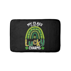 My Class Is Full Of Lucky Charms St Patrick's Day Bath Mat