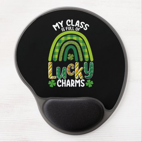 My Class Is Full Of Lucky Charms St Patricks Day Gel Mouse Pad