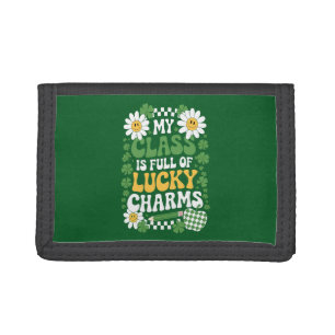 My Class Is Full Of Lucky Charms St Patrick's Day Tri-fold Wallet