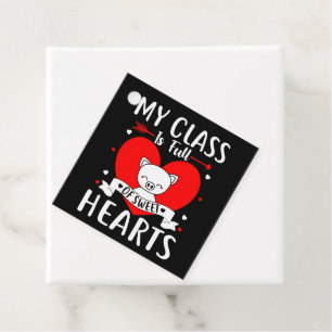 My Class Is Full Of Sweet Hearts Valentine Favor Tags