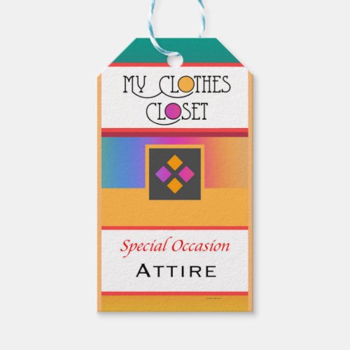 My Clothes Closet Special Occasion Hang Tags