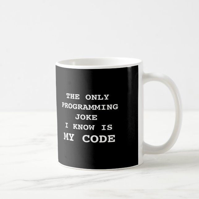 MY CODE - Programming joke Coffee Mug (Right)