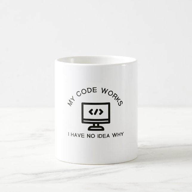 My Code Works! I Have No Idea Why Coffee Mug (Center)