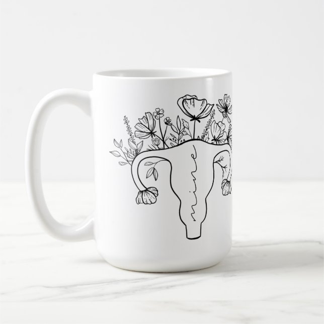 My Coffee My Uterus Coffee Mug (Left)
