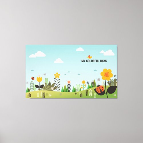 My Colorful Days Canvas Print