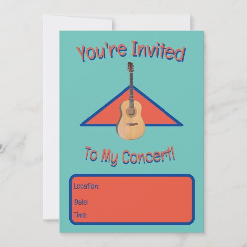 My Concert Invitation