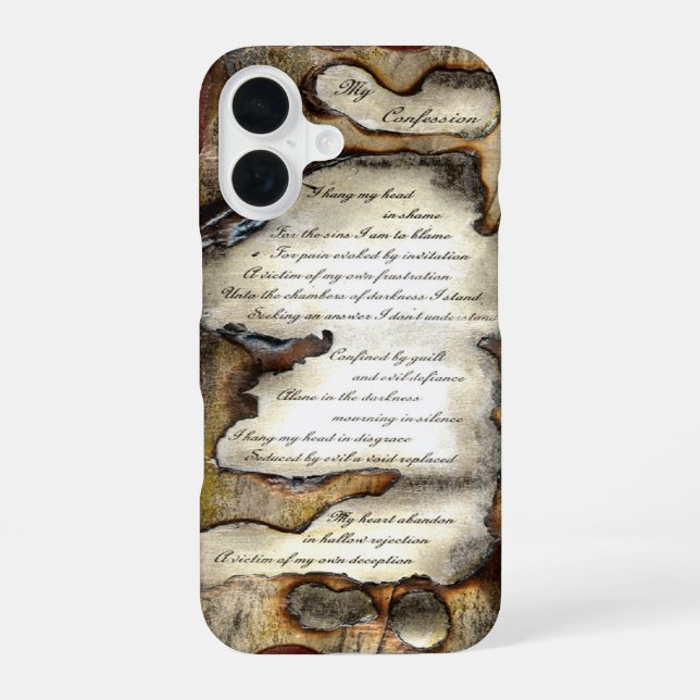 My Confession Iphone Case (Back)