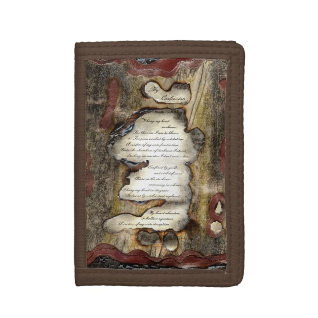 My Confession Tri-fold Wallet (Front Vertical)