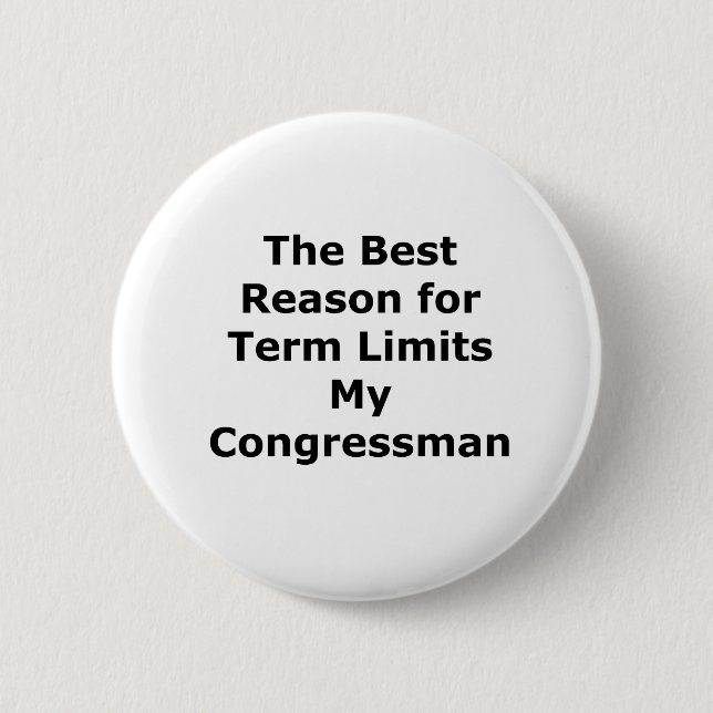 My Congressman The MUSEUM Zazzle Gifts Pinback Button (Front)