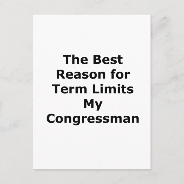 My Congressman The MUSEUM Zazzle Gifts Postcard (Front)