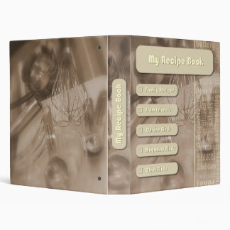 My Cookbook 1" Binder