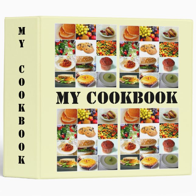 My Cookbook 3 Ring Binder (Front/Spine)