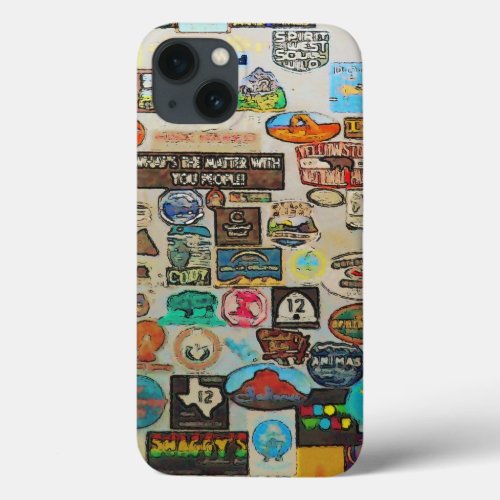 My Cool Decals _ Travel Stickers iPhone 13 Case