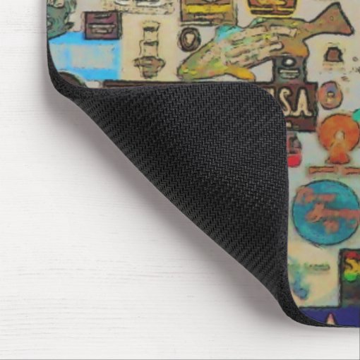 My Cool Decals Travel Stickers Mouse Pad Zazzle