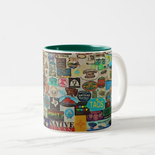 My Cool Decals _ Travel Stickers Two_Tone Coffee Mug