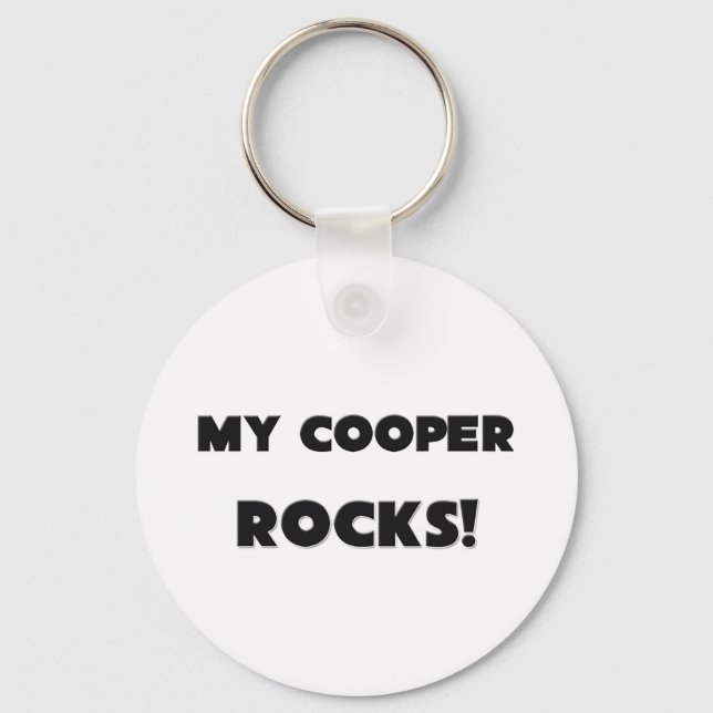 MY Cooper ROCKS! Keychain (Front)