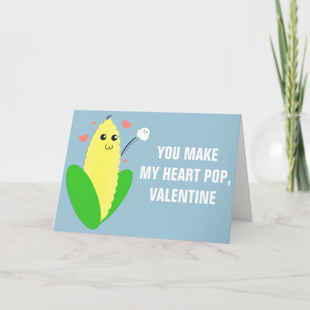 My Corny Valentine Holiday Card Zazzle 