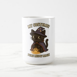My Costume Pure Meow Magic Witch Cat Funny Design Color Morph Mug