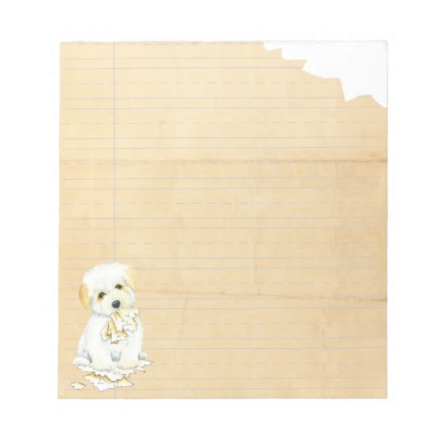 My Coton Ate My Homework Notepad