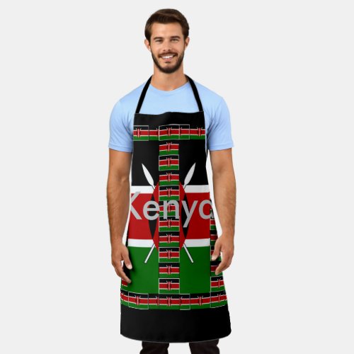My Country Is Kenya Apron