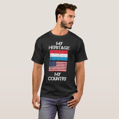 My Country Luxembourger American T_Shirt