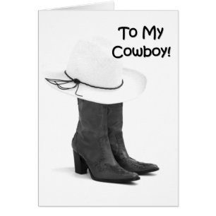 MY COWBOY-FAVORITE KISSER LOVE YOU CARDS