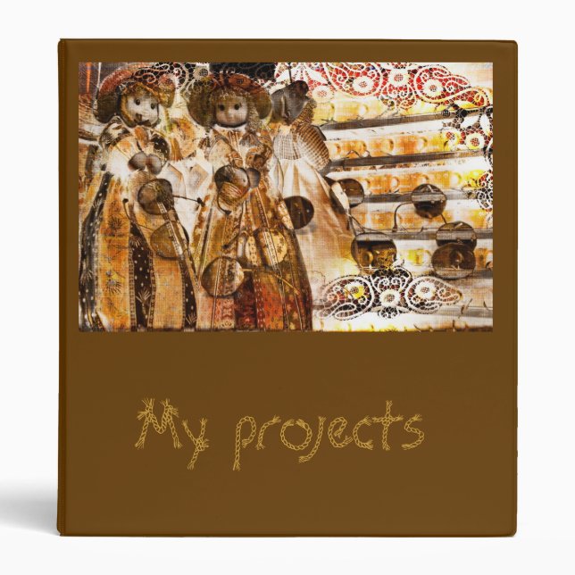 My crafts projects binder (Front)