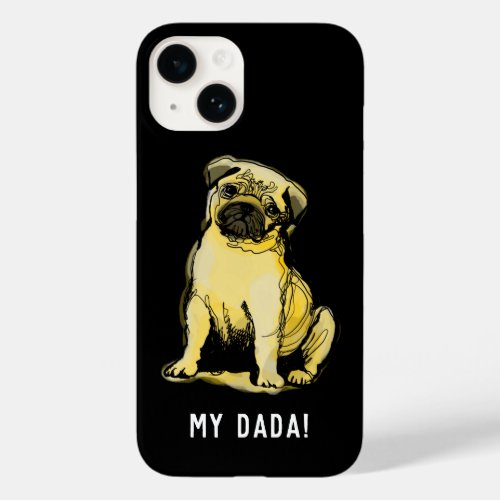 My cream colored pug baby Case_Mate iPhone case