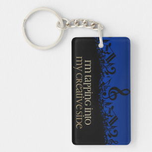 "My creative side" Motivation Affirmation Keychain