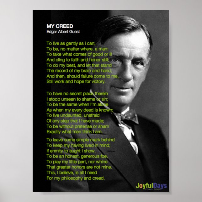 My Creed poster (Front)