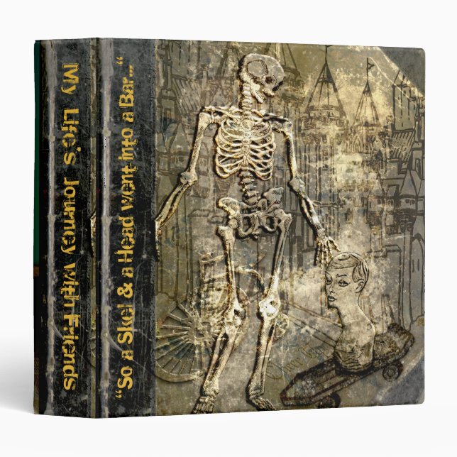 My Creepy Friends (Personalized) Binder (Front/Spine)