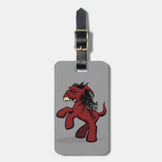 My Creepy Little Pony Luggage Tag