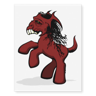 My Creepy Little Pony Temporary Tattoos