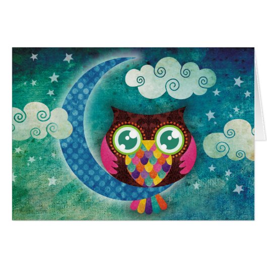 My Crescent Owl Cards (Front Horizontal)
