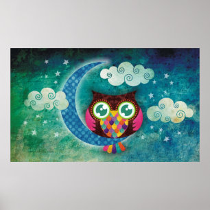 My Crescent Owl Poster