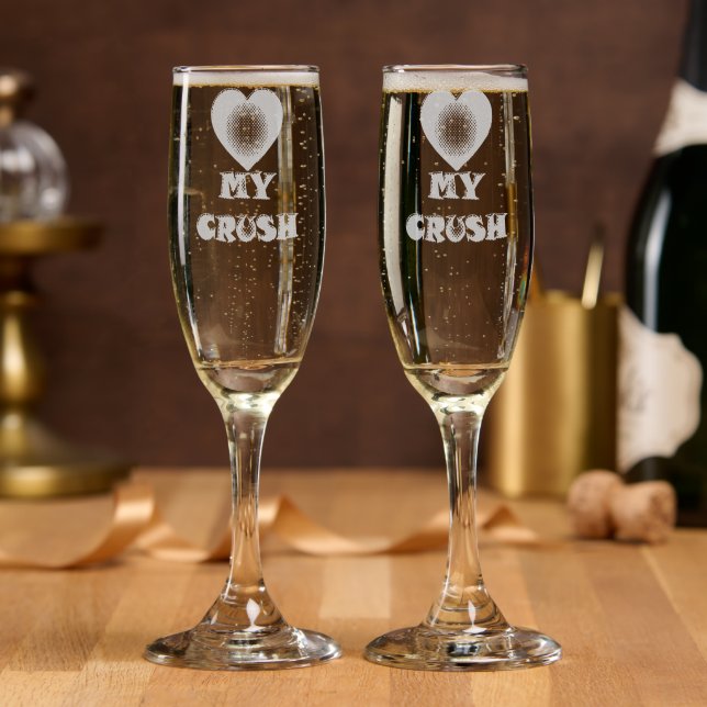 MY CRUSH CHAMPAGNE FLUTE (Party)