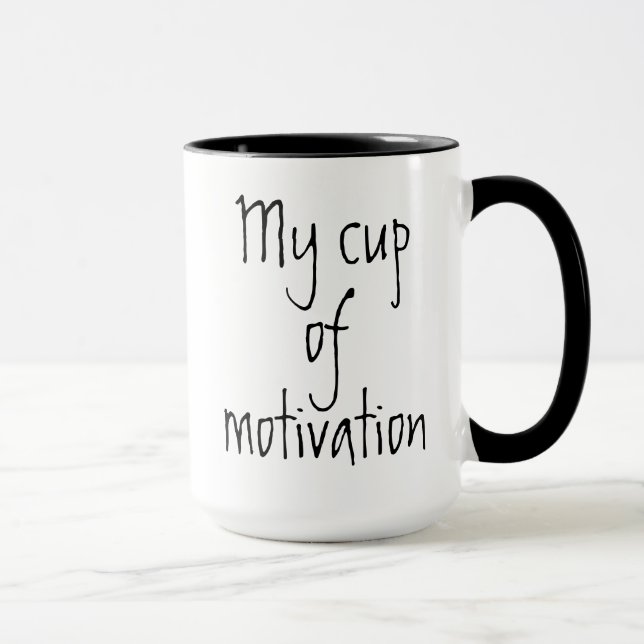 My Cup of Motivation Coffee Mug (Right)